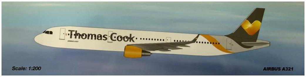 PPC Models  PP-TCOOKA321Scandi Thomas Cook Airbus A321 Scandinavia Livery Aircraft Model