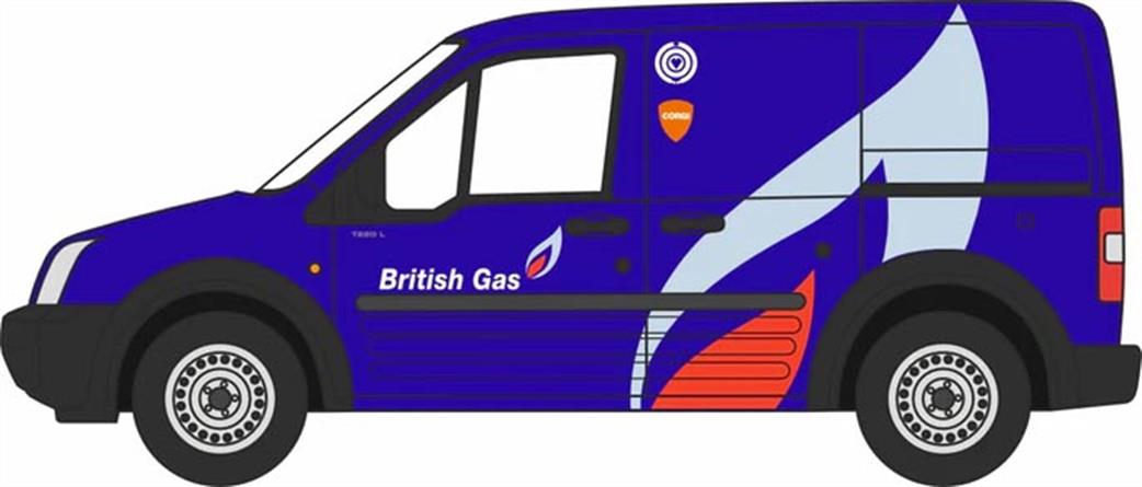 Oxford Diecast 1/148 NFTC004 Ford Transit Connect British Gas