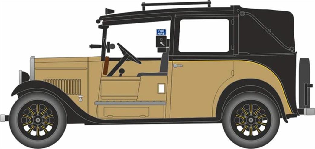 Oxford Diecast 1/76 76AT007 Austin Taxi Fawn
