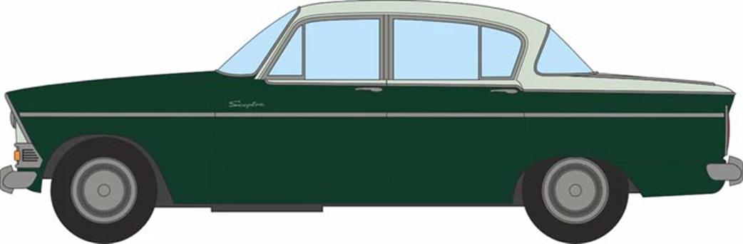 Oxford Diecast 1/76 76HS003 Humber Sceptre Mk1 Velvet Green/Sage Green