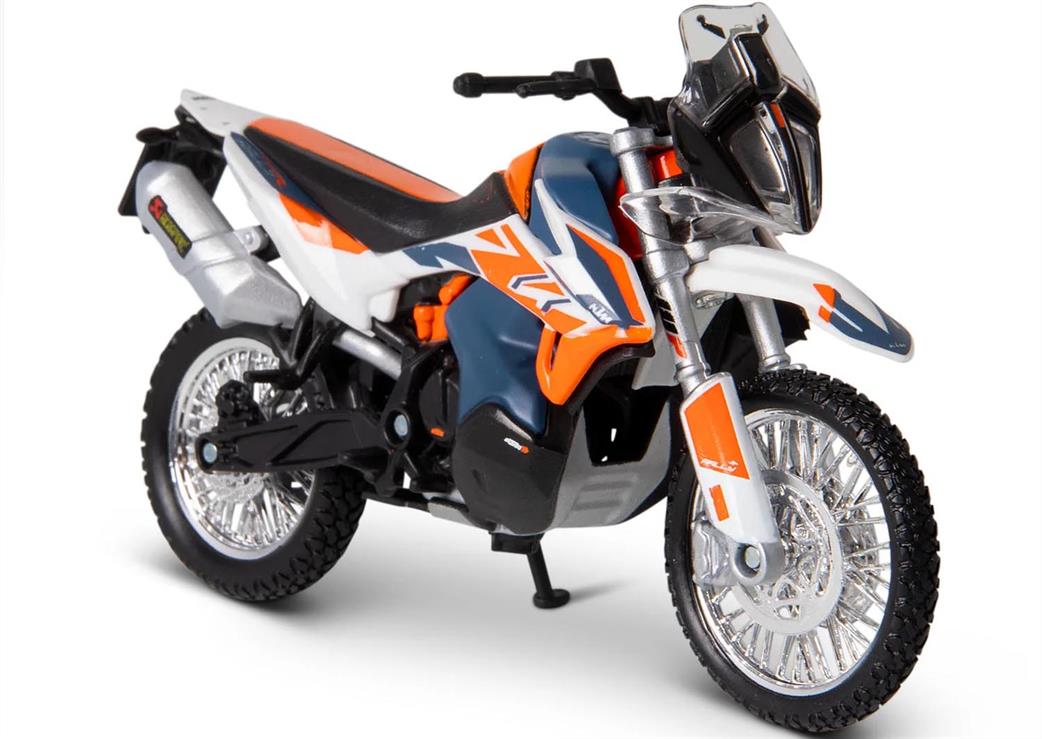 Burago 1/18 B18-51084 KTM 790 Adventure R Rally Motorbike Model