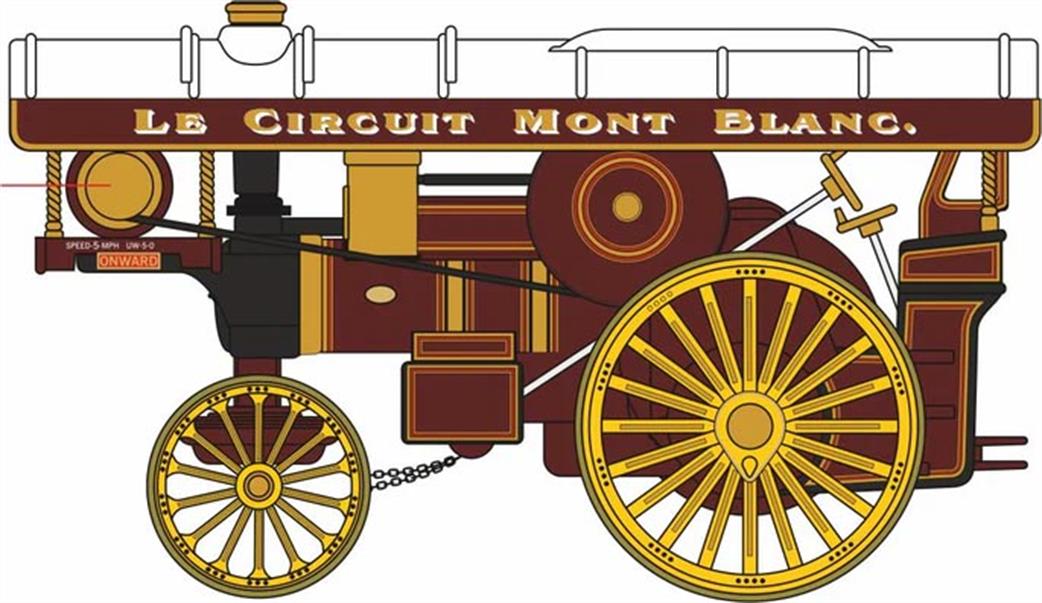 Oxford Diecast 1/76 76FB6005 Fowler B6 Showmans Locomotive Onward