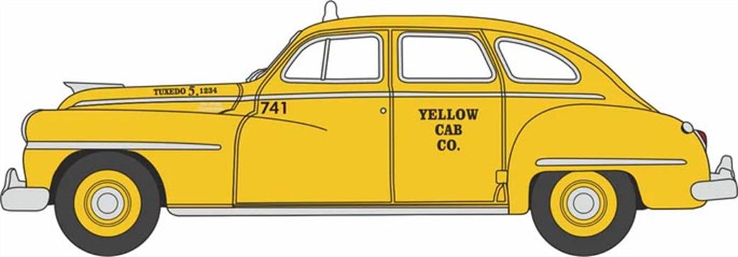 Oxford Diecast 1/87 87DS46006 DeSoto Suburban 1946/48 San Francisco Taxi