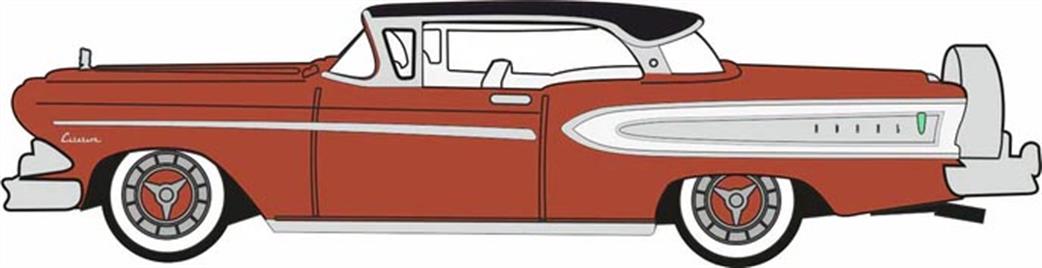 Oxford Diecast 1/87 87ED58009 1958 Edsel Citation Copper/Frost White/Black