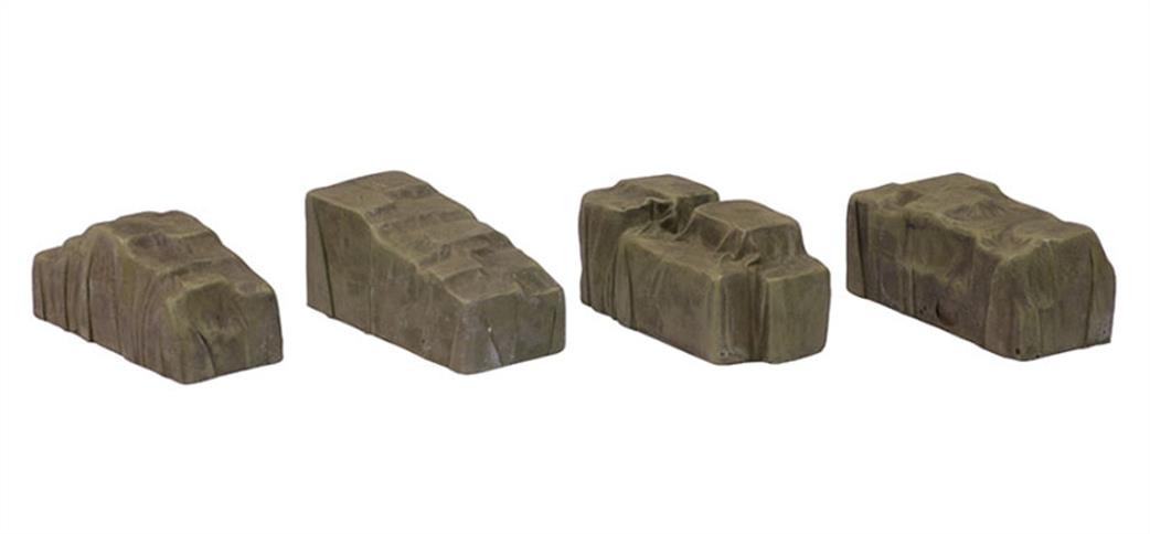 Bachmann OO 44-545 Tarpaulin Covered Wagon Loads Pack of 4