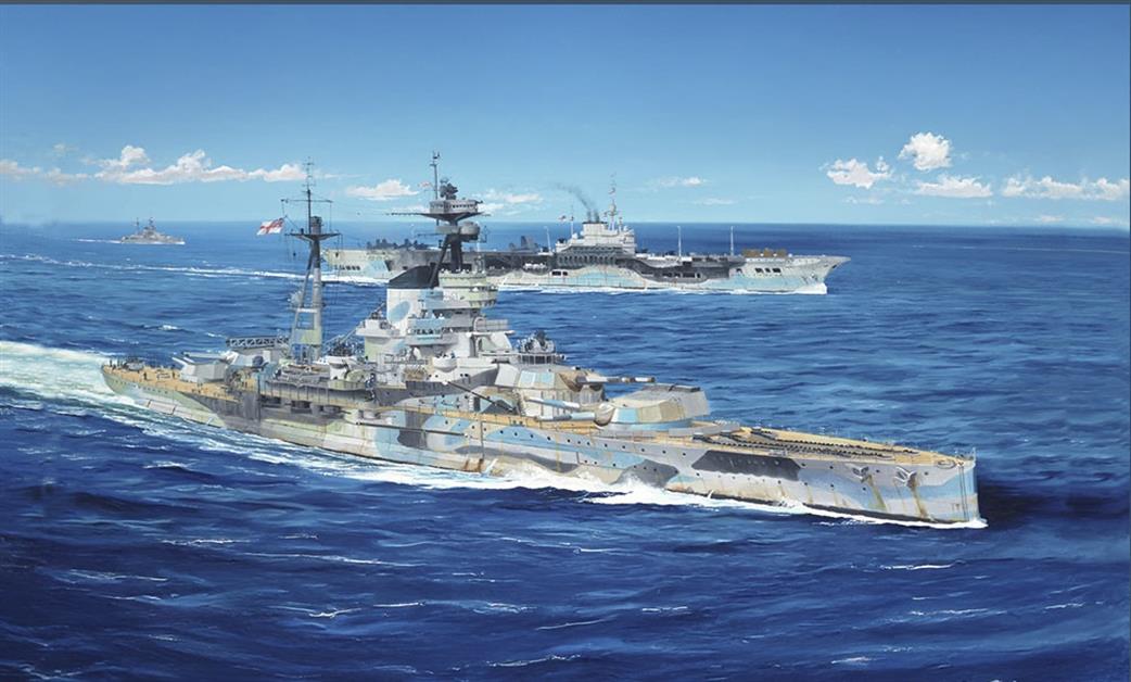 Trumpeter 1/350 05379 British Royal Navy HMS Resolution Battleship Kit