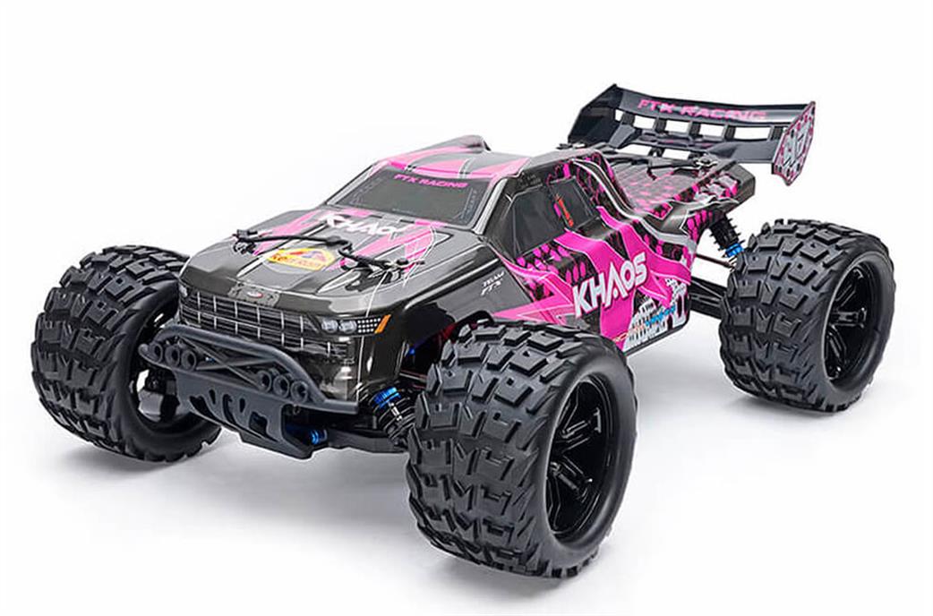 FTX 1/10 FTX5564P Khaos Brushless 4WD Truggy RTR with 3S Lipo & Charger - Purple