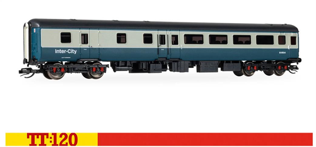 Hornby TT:120 TT4013 BR InterCity Mk2E BSO Brake Standard Class Coach M9504 Blue & Grey