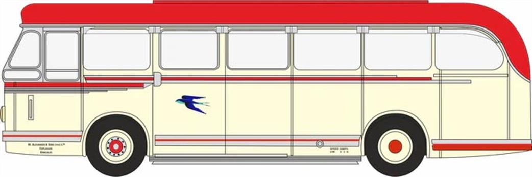Oxford Diecast 1/76 76LRT011 Leyland Royal Tiger Alexander Fife