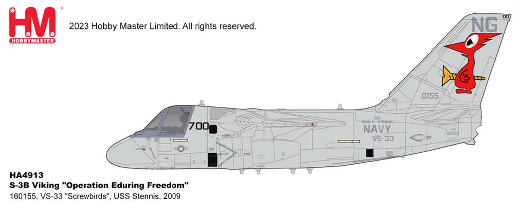 Hobby Master 1/72 HA4913 Lockheed S-3B Viking OEyes of the Storm Diecast model