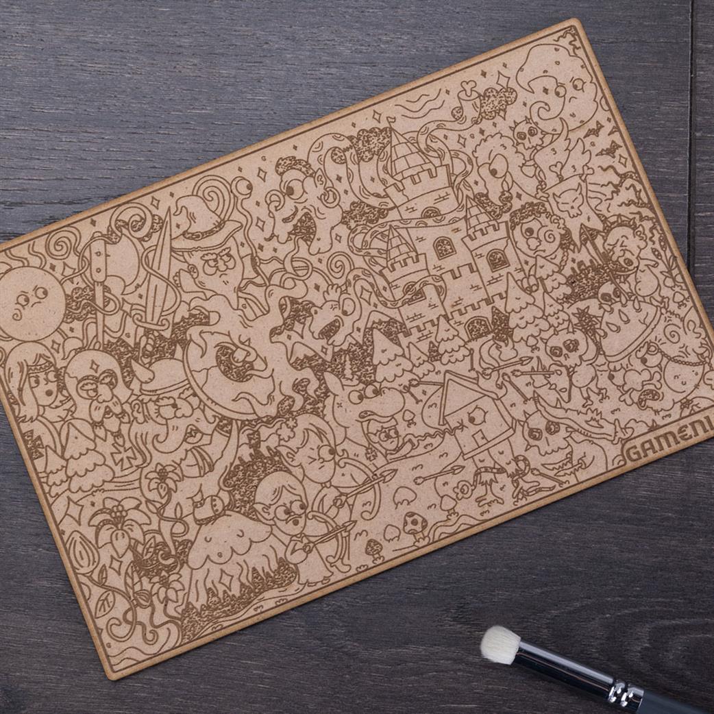 Game Envy  GE-TXTR-LG Drybrush Texture Pallette Large