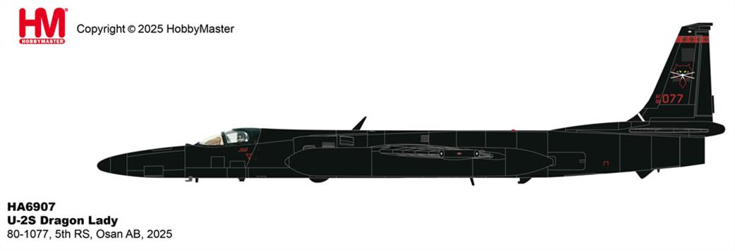 Hobby Master 1/72 HA6907 Lockheed U-2S Dragon Lady 5th RS Osan 2025 Aircraft Model