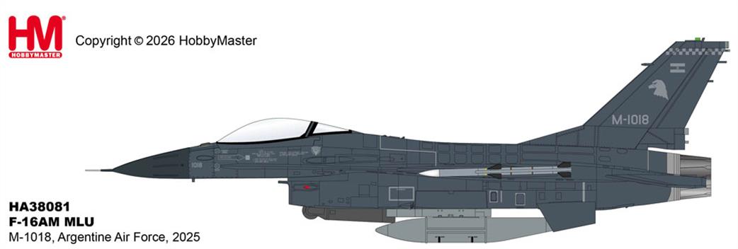 Hobby Master 1/72 HA38082 F-16C Fighting Falcon Operation Epic Fury 79FS USAF March 2026