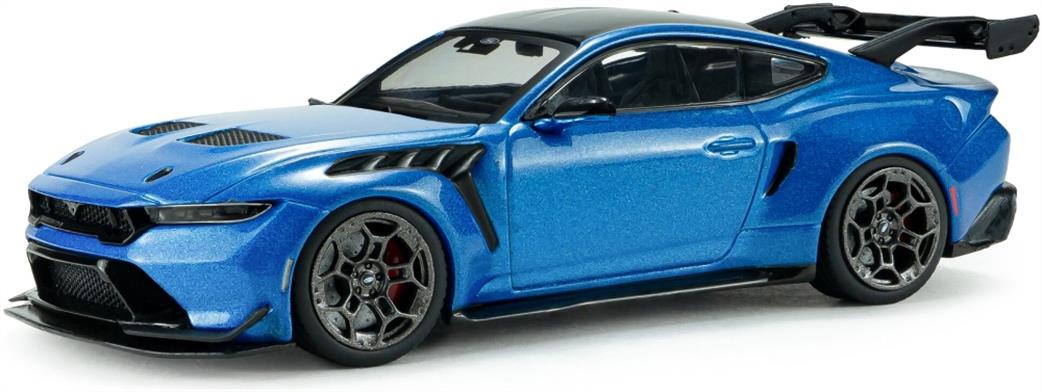 Solido 1/43 4318301 Ford Mustang GTD Indulgent Blue 2025 Diecast Model
