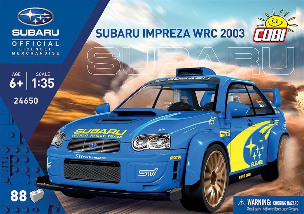 Cobi 1/35 24650 Subaru Impreza WRC 2 Block Model