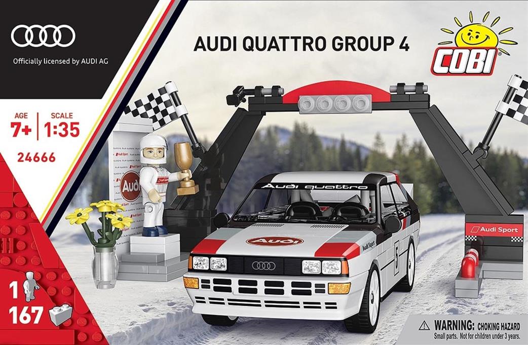 Cobi 1/35 24666 Audi Quattro Group 4 Block Model