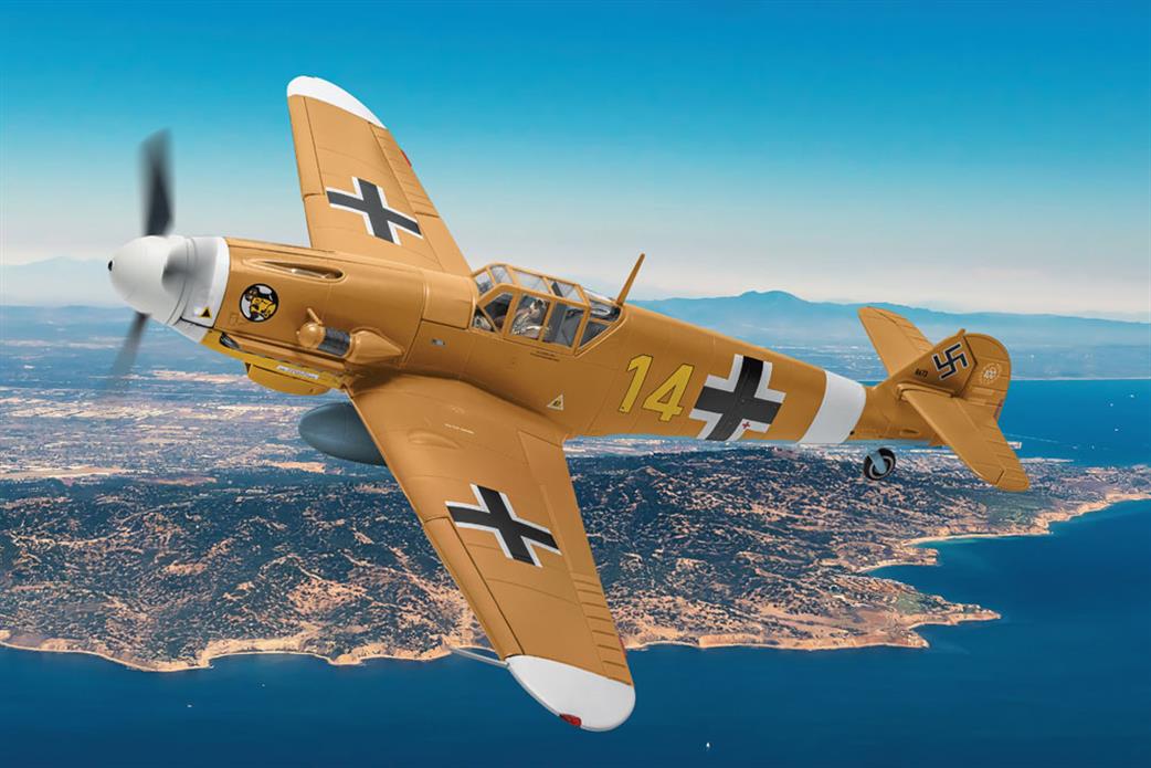 Corgi 1/32 AA34910 Messerschmitt Bf 109F-4 (Trop), Hans Joachim Marseille, 1942