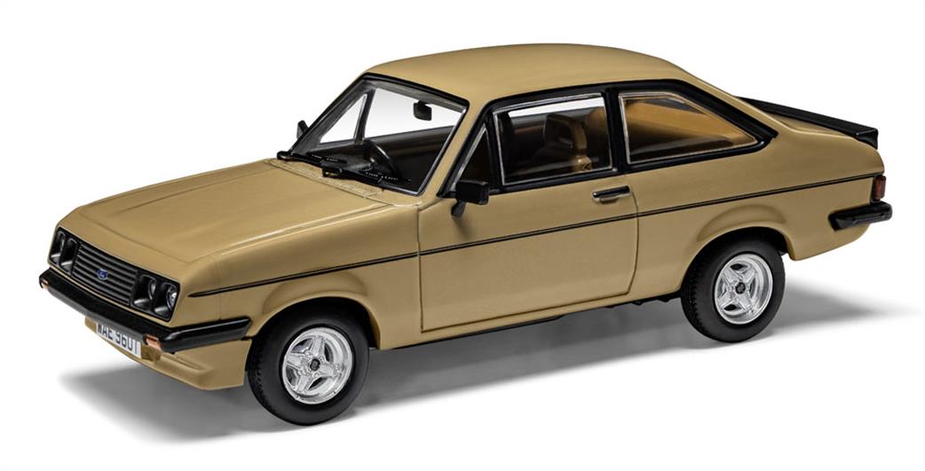 Corgi 1/43 VA14911 Ford Escort Mk2 RS2000 Custom, Tuscan Beige