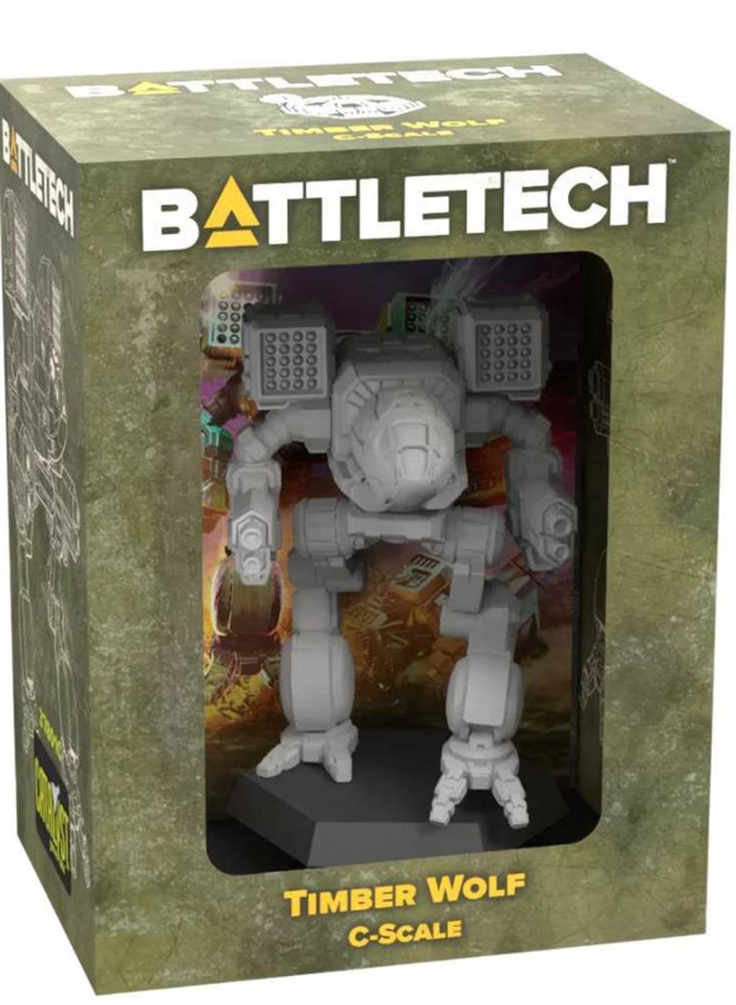 Catalyst Games Labs  CAT37801C BattleTech Timber Wolf C-Scale