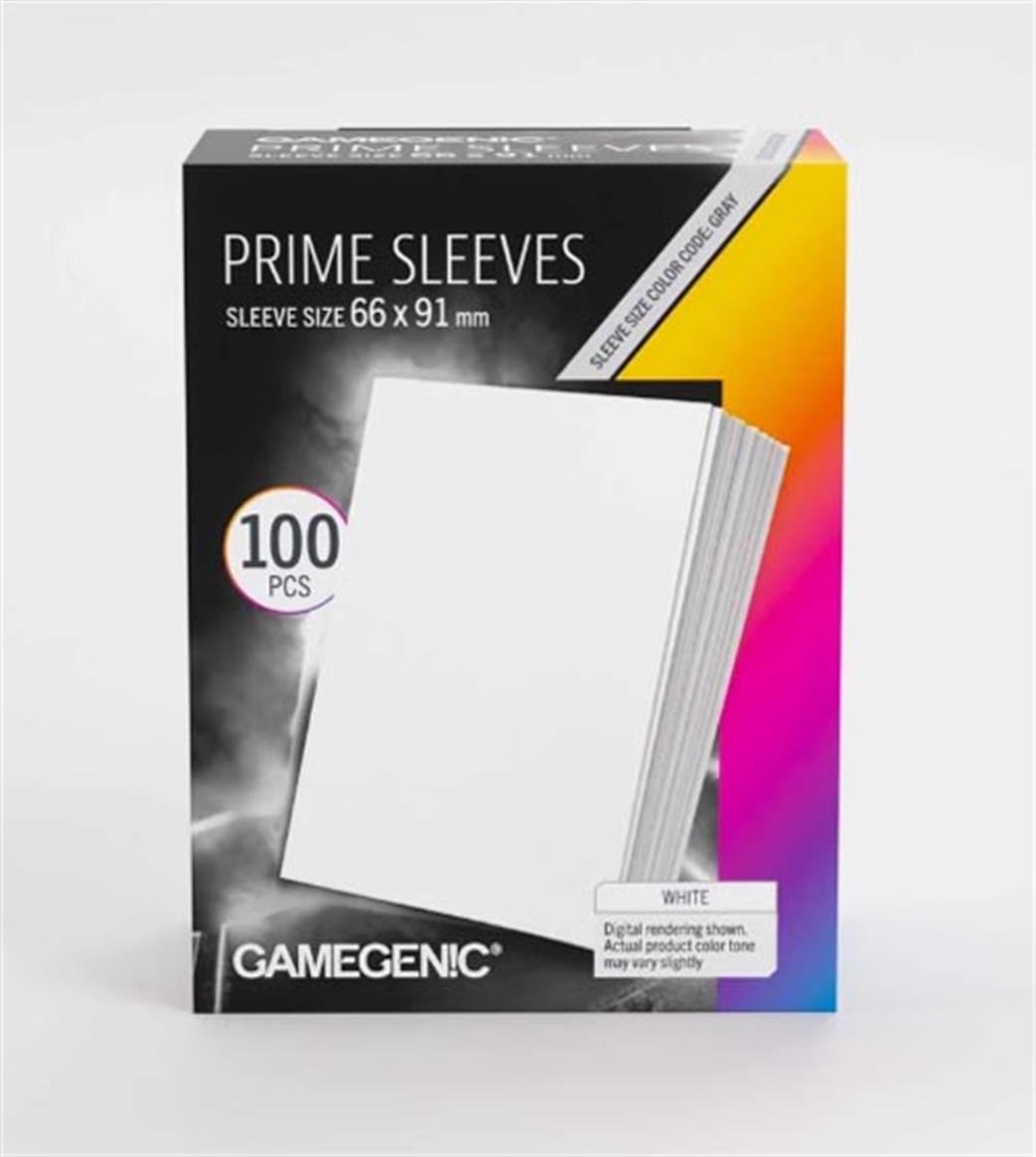 GameGenic GGS10140ML 100 White Prime Deck Protectors