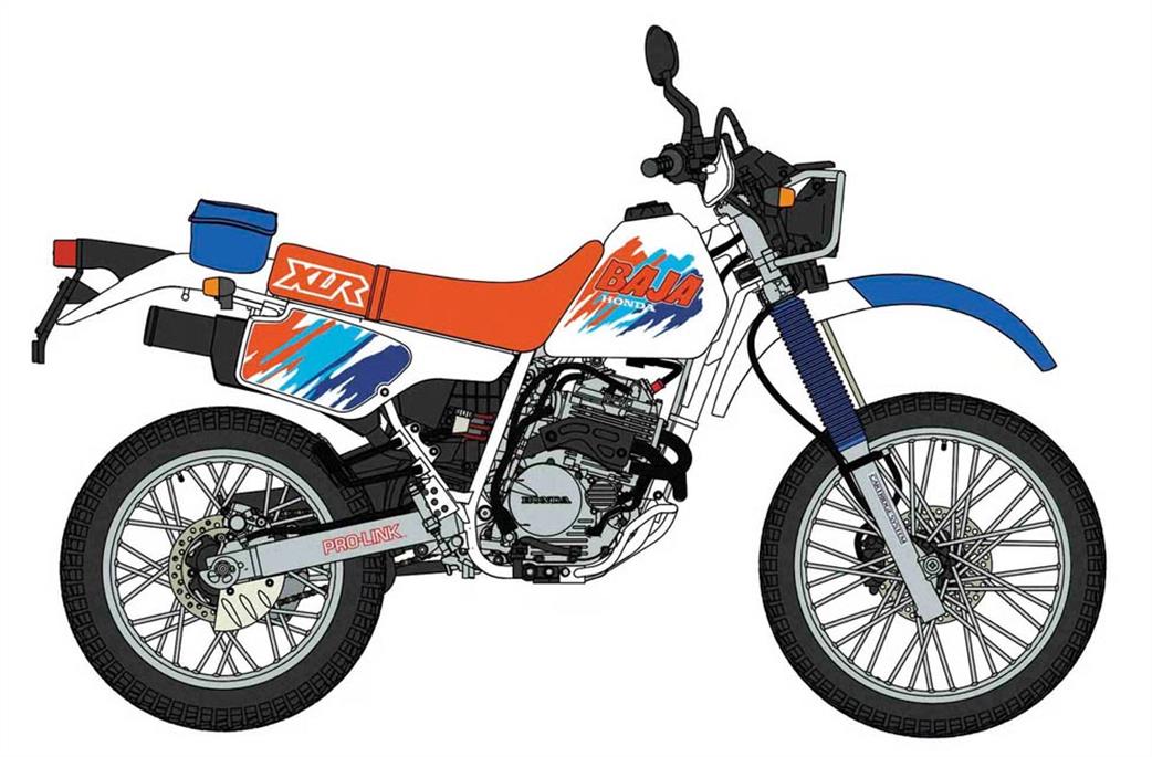 Hasegawa 1/12 21785 Honda XLR Baja 1992 Model Kit