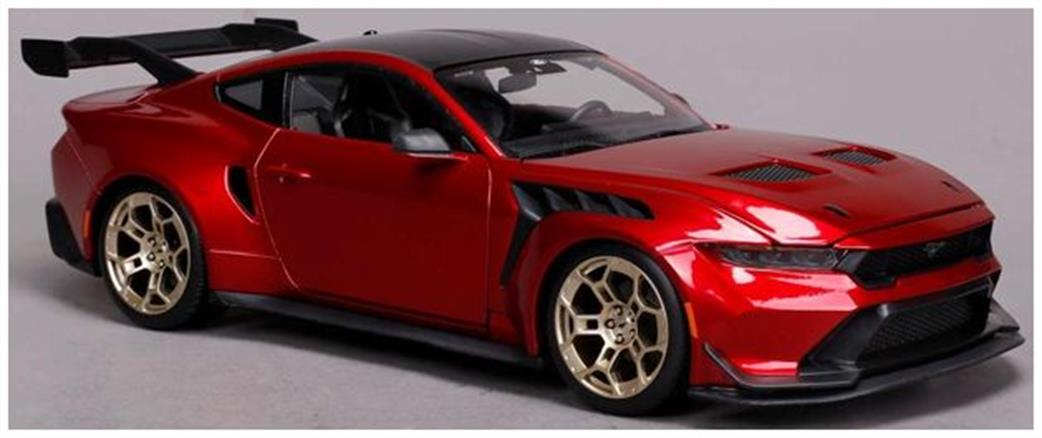 Maisto 1/18 M31468 2025 Ford Mustang GTD Red Model