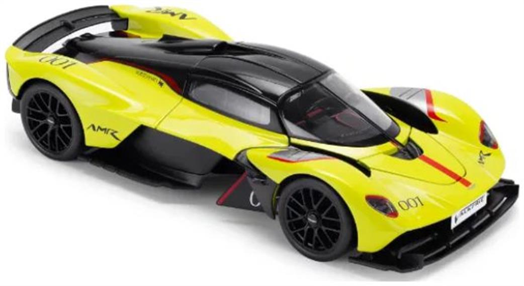 CMJ Diecast 1/18 DC118AMVKSG Aston Martin Valkyrie Lime Green Diecast Model