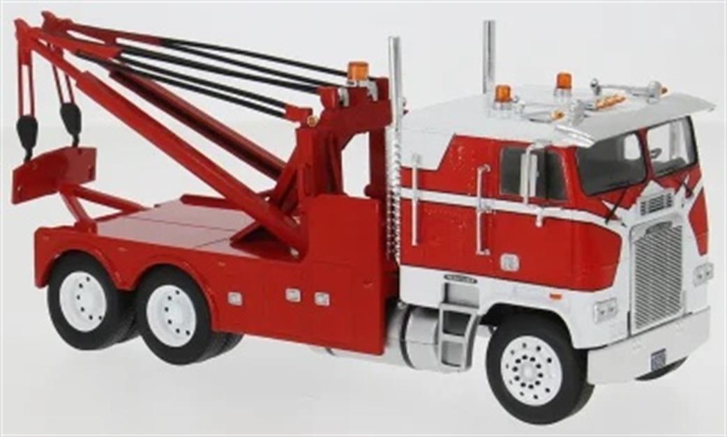 IXO 1/43 U43TTR002 Freightliner FLA Tow Truck Red/White 1987 Diecast Model