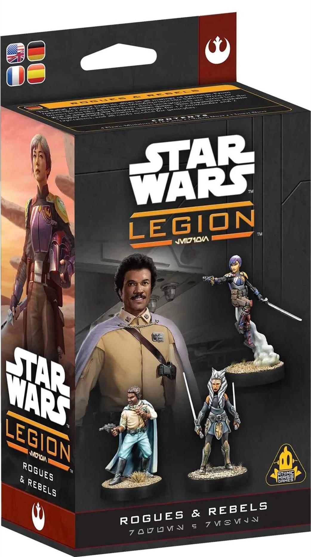 Atomic Mass Games  SWQ50 Rogues & Rebels Character Pack Expansion for Star Wars Legion