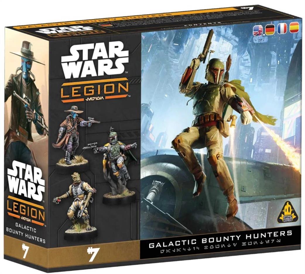 Atomic Mass Games  SWQ44 Galactic Bounty Hunters Unit Expansion for Star Wars Legion