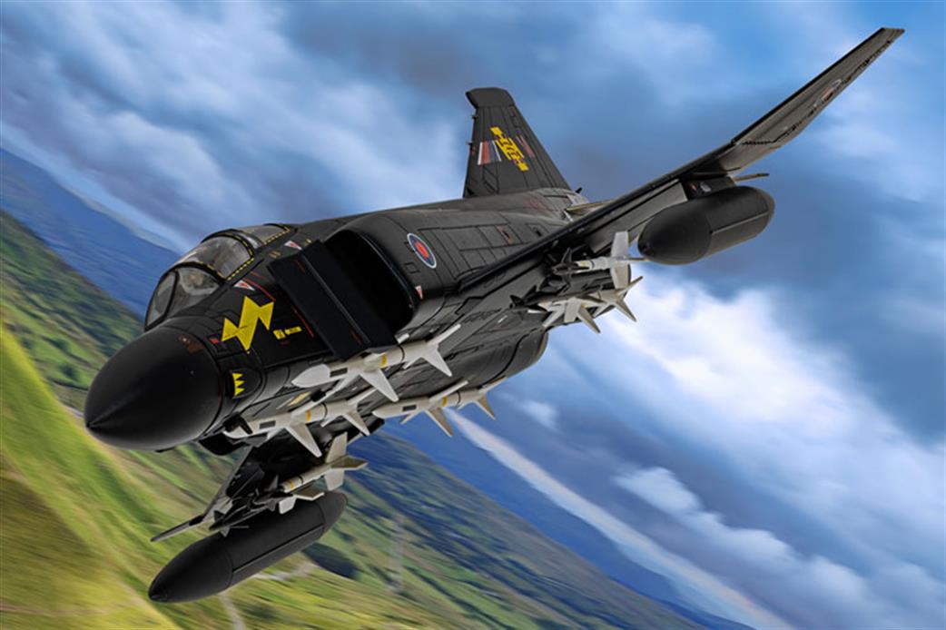 Corgi 1/48 AA27904 McDonnell Douglas Phantom II FG.1, XV582 'Black Mike', RAF No. 111 Sqn, RAF Leuchars
