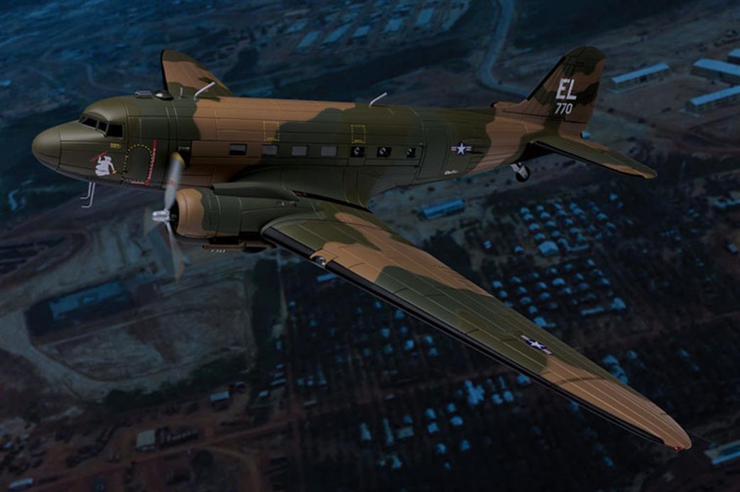Corgi 1/72 AA38212A Douglas AC-47 Gunship, 43-49770 'Spooky 71', Medal of Honor winner John Levitow, Bien Hoa Air Base, Vietnam, February 24 1969
