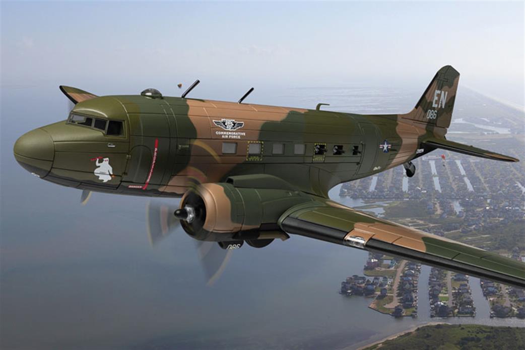 Corgi 1/72 AA38212B Douglas AC-47 Gunship, 43-49297 'Spooky 086',  Gulf Coast Wing Commemorative Air Force 2026