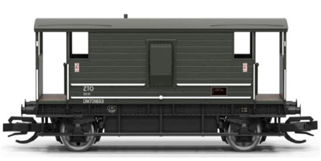 Hornby TT:120 TT6092 BR Brake Van 731833