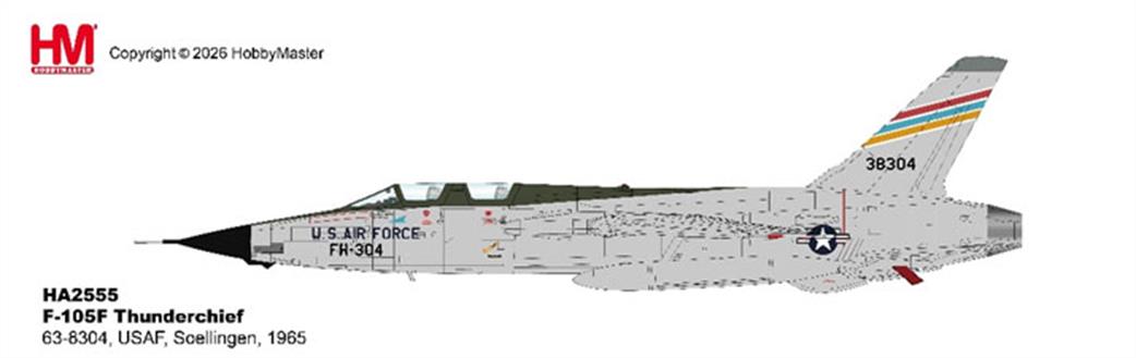 Hobby Master 1/72 HA2555 F-105F Thunderchief USAF Soellingen