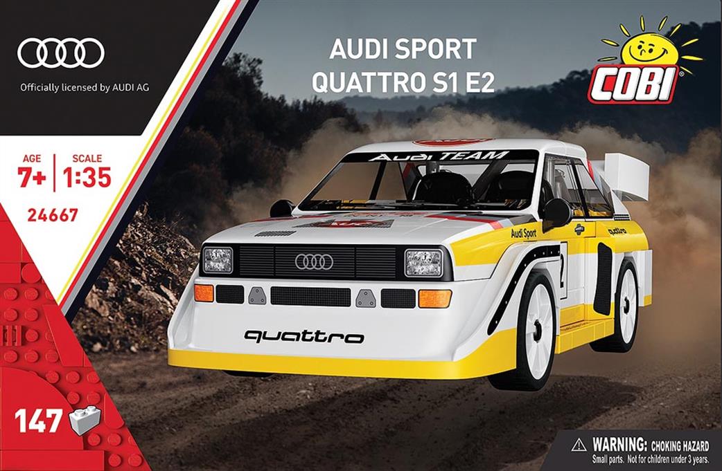 Cobi 1/35 24667 Audi Sport Quattro 1985 Block Model