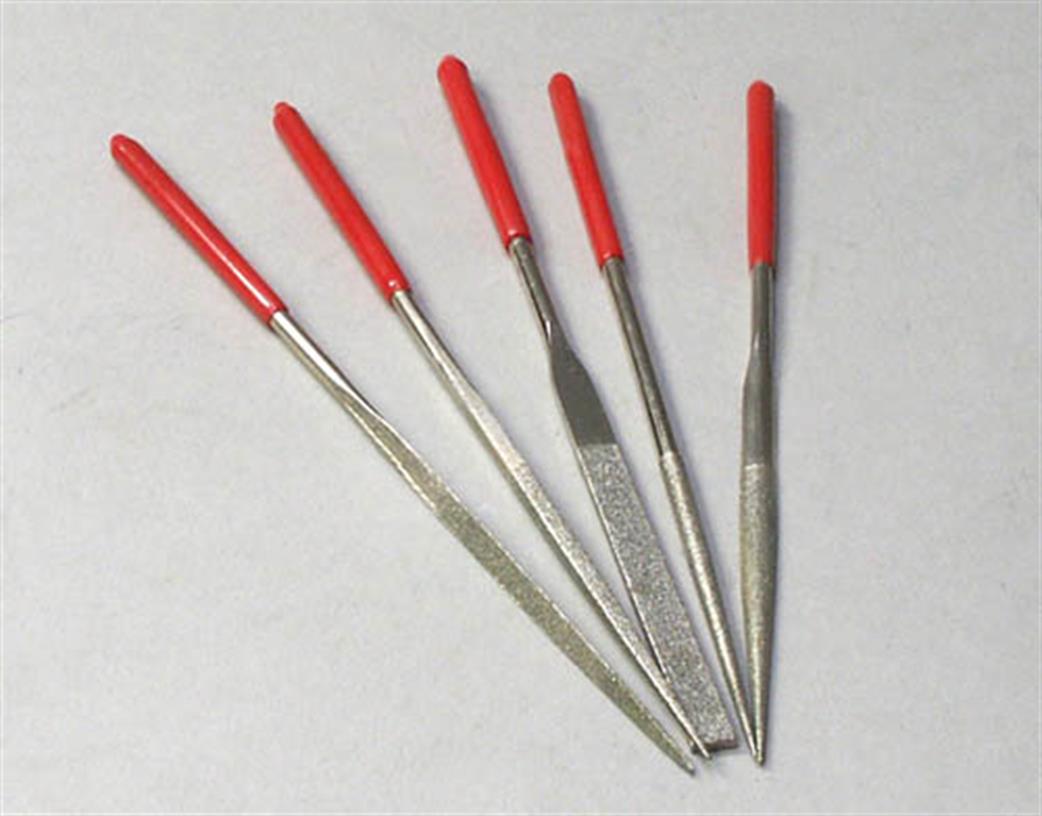 Expo 72512 5pc Diamond Needle File Set