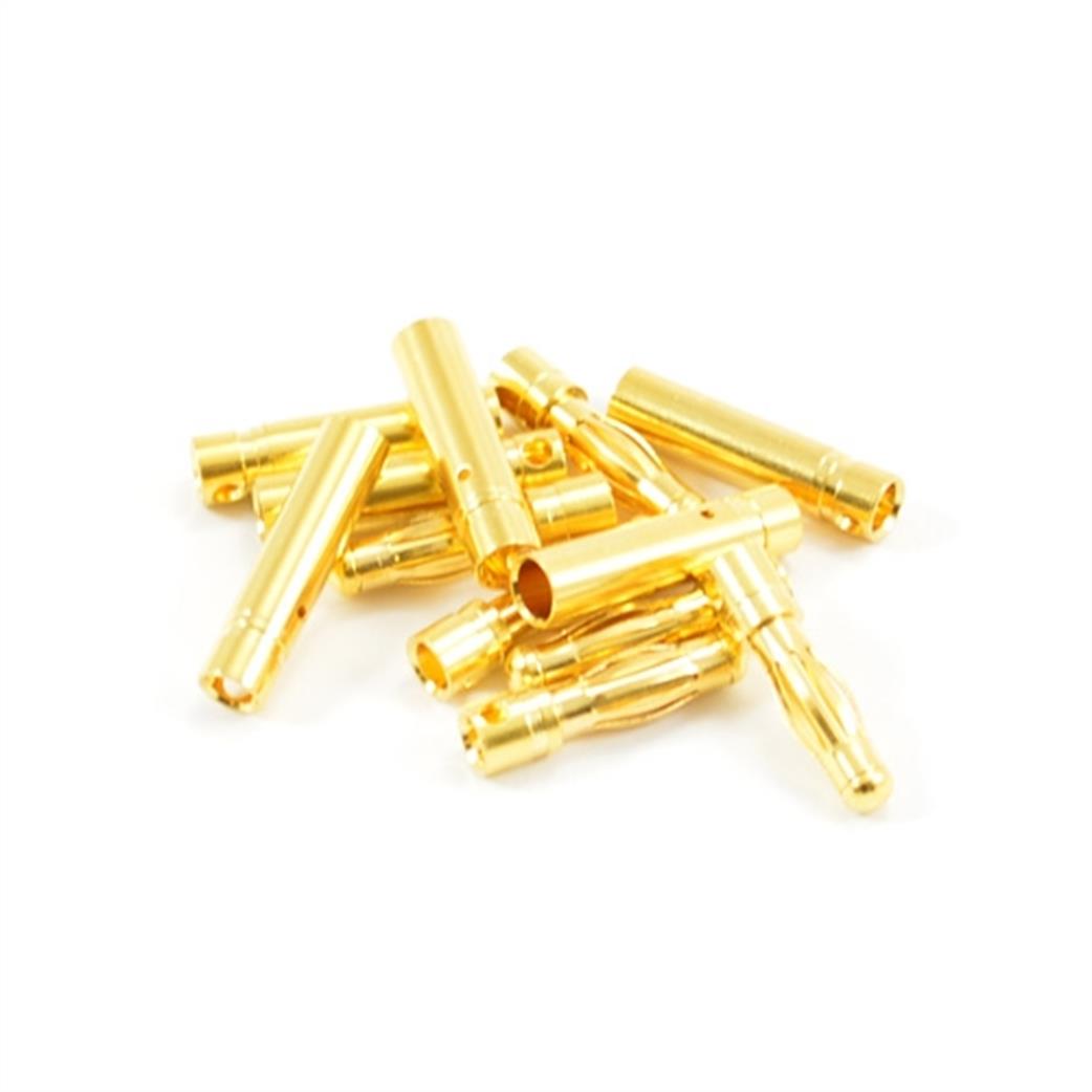 Etronix  ET0607 4MM Gold Connectors 6 Pairs