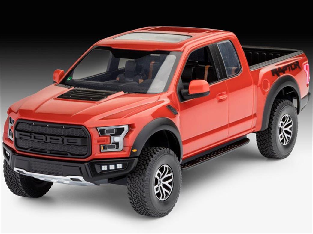 Revell 1/25 07048 2017 Ford F-150 Raptor 4x4 Vehicle Easy Click Car Kit