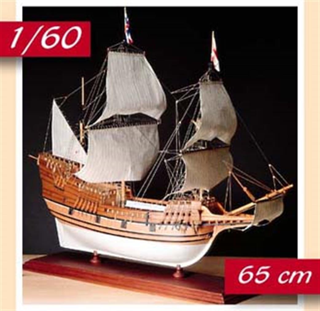 Amati 1/60 1413 Mayflower Wooden Boat Kit