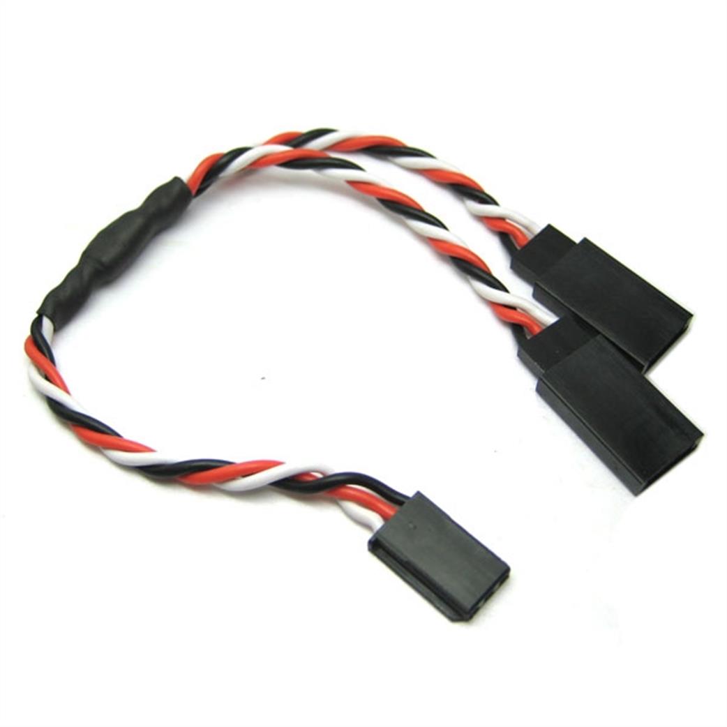 Etronix  ET0751 15cm Futaba Twisted Servo Extension Y Lead