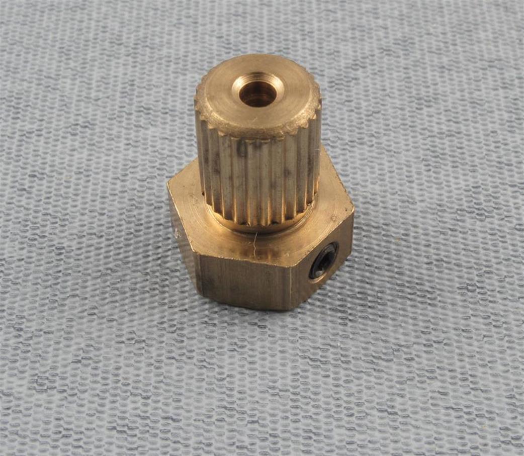 Radio Active  I-RMA5560 2.3mm Brass Coupling Insert Plain Bore