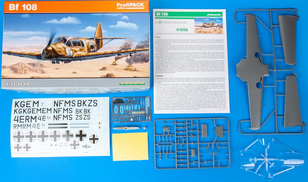 Eduard 1/32 3006 BF108 German WWII Liasion Aircraft ProfiPack kit