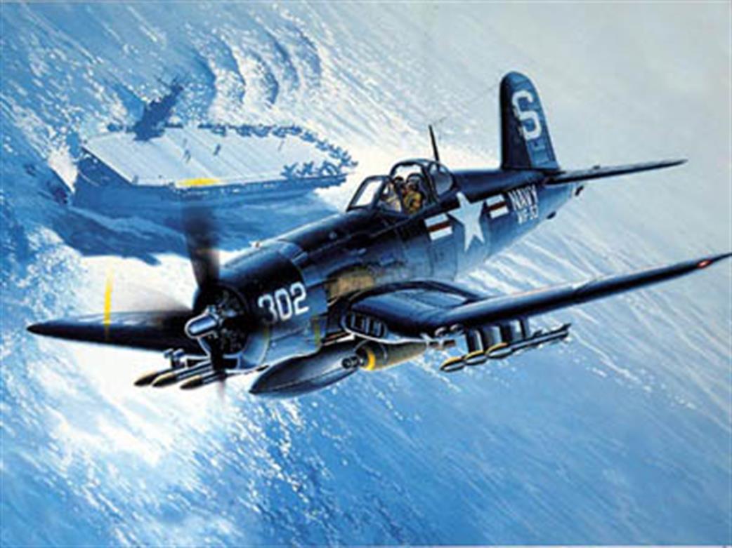 Academy 1/48 12267 F4U-4B Corsair US Navy WW2 Plastic Kit