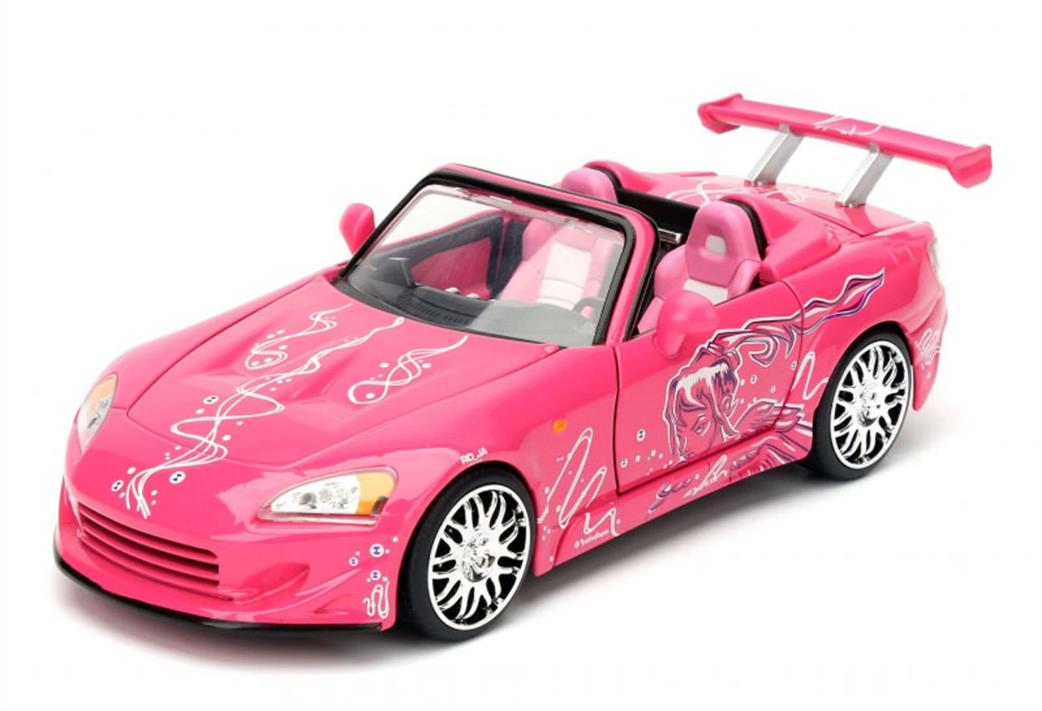 Jadatoys 1/18 97604 Fast & Furious Honda S2000 in pink