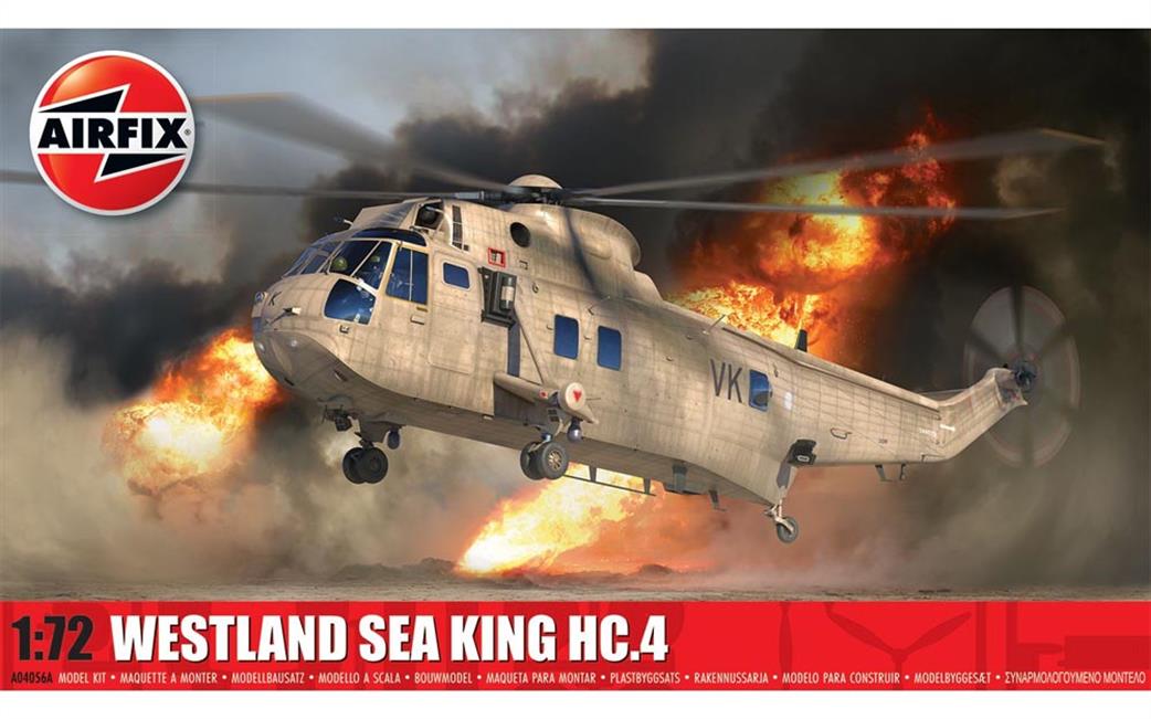 Airfix 1/72 A04056A Westland Sea King HC.4 Helicopter Kit