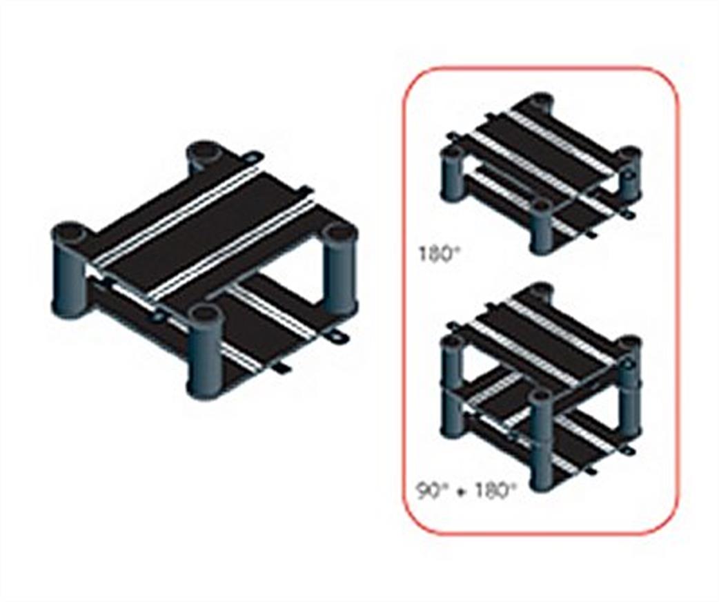 Scalextric 1/32 C8295 Sport Track Elevated Crossover Track