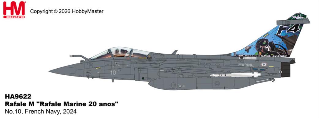 Hobby Master 1/72 HA9622 Rafale M Rafale Marine 20 anos French Navy