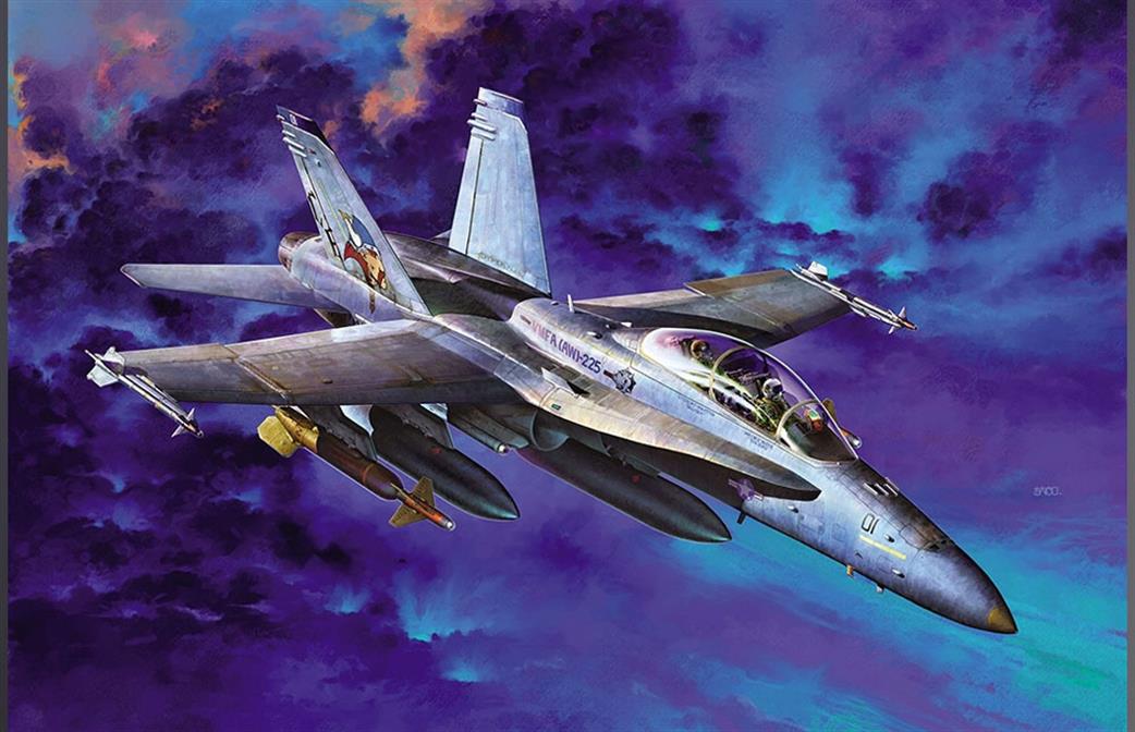 Academy 1/32 12103 US Marines F/A-18D Hornet 