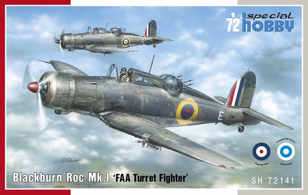 Special Hobby 1/72 SH72141 Blackburn Roc Mk1 FAA Turret Fighter Kit